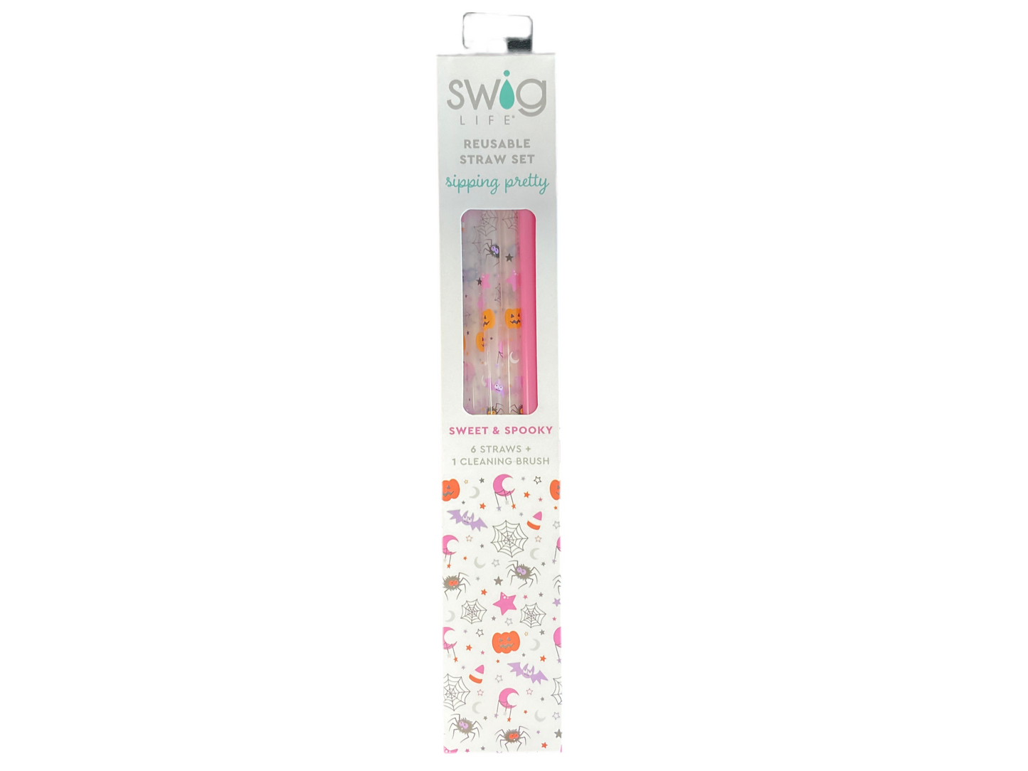 Swig Life Reusable Straw Set - Sweet & Spooky
