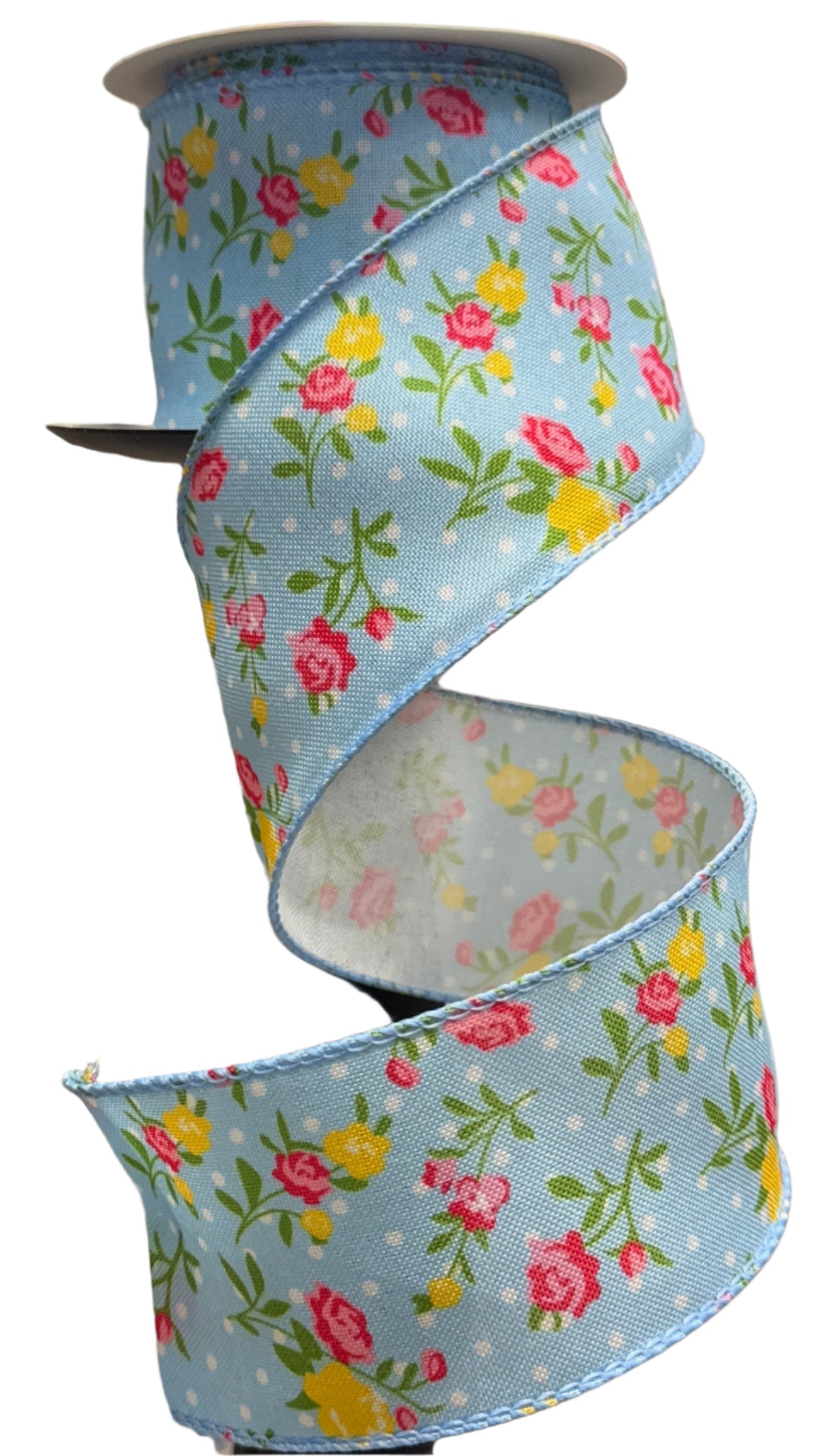 2.5" Floral Themed Ribbon (10 Yards)