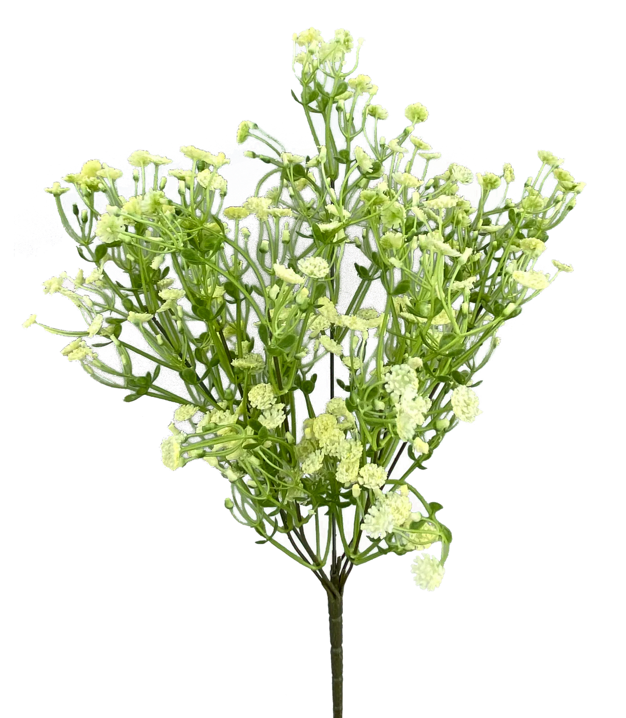 19" Plastic Gypso Bush: Cream