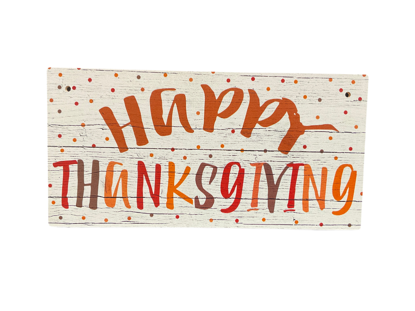 Fall Rectangle Plaque - Thanksgiving