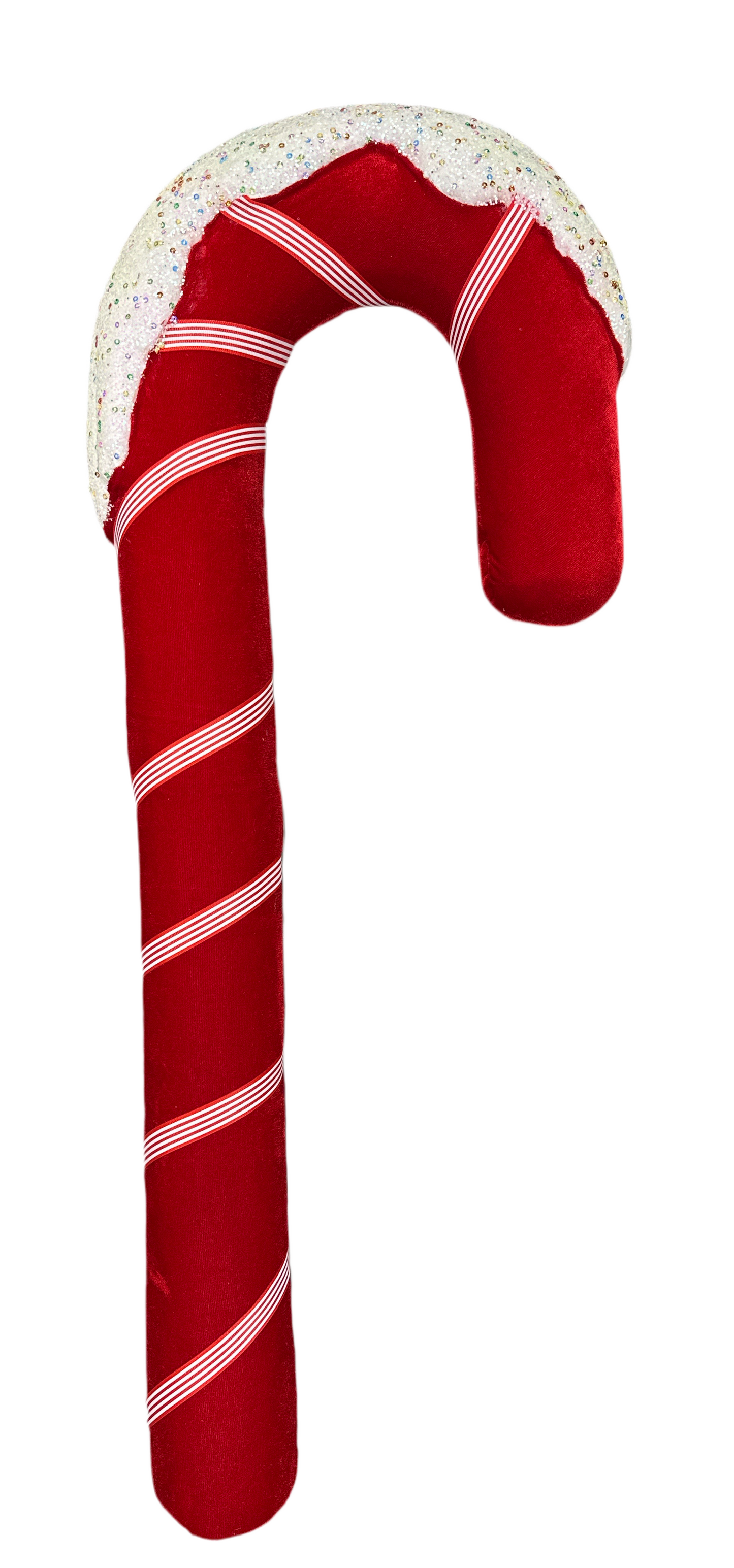 31" Candy Cane W/ Snow