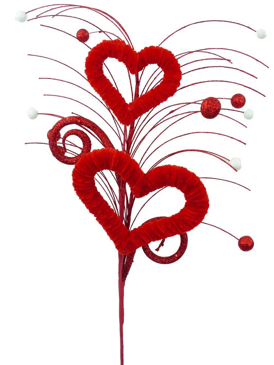 27" Open Heart Curl Spray