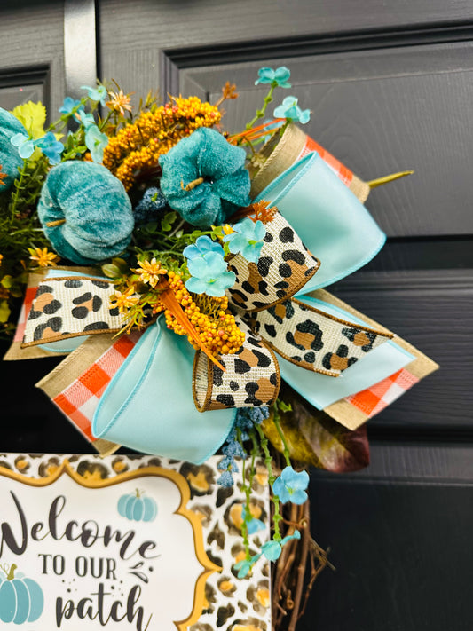 Welcome To our Patch Wreath