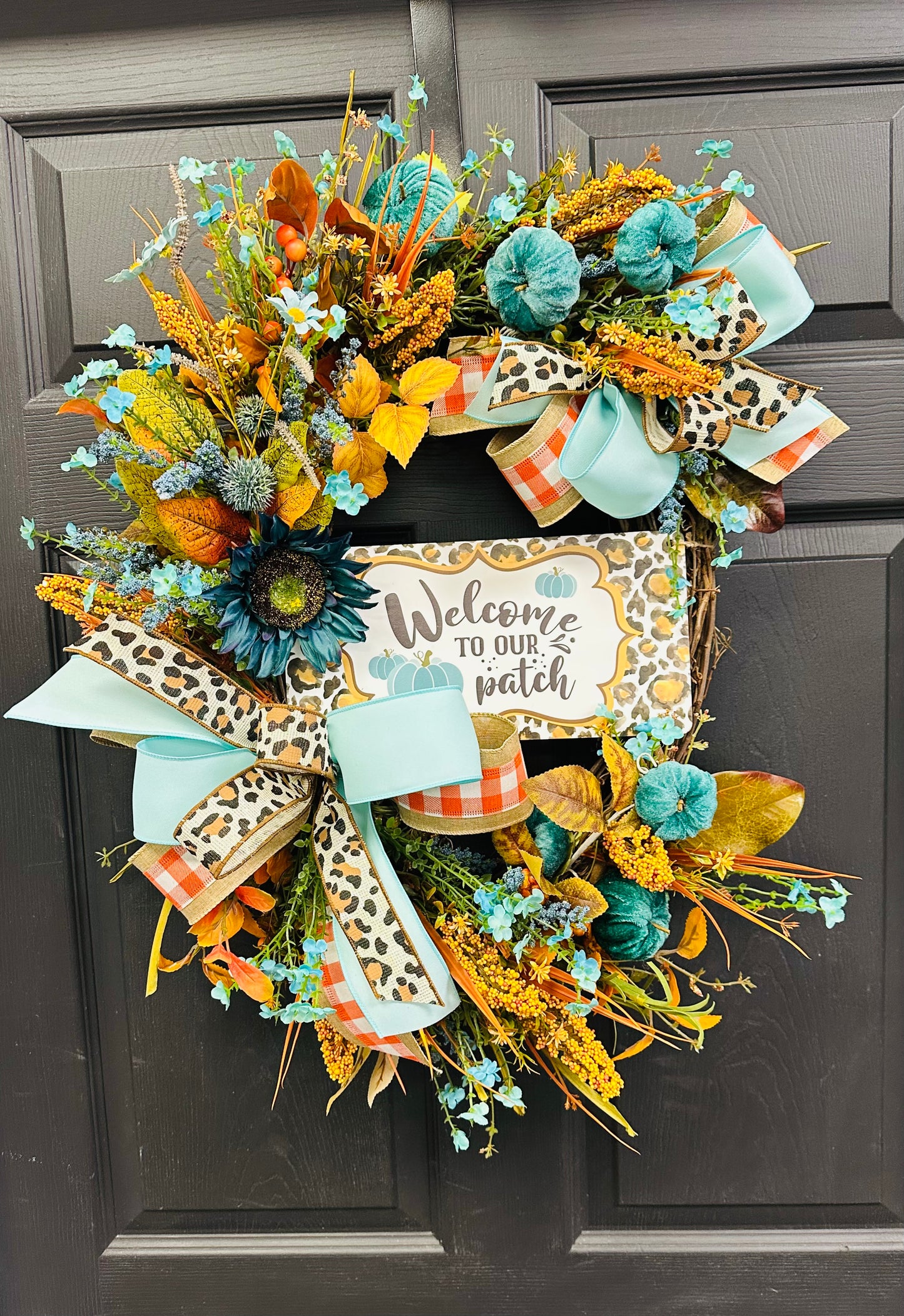 Welcome To our Patch Wreath