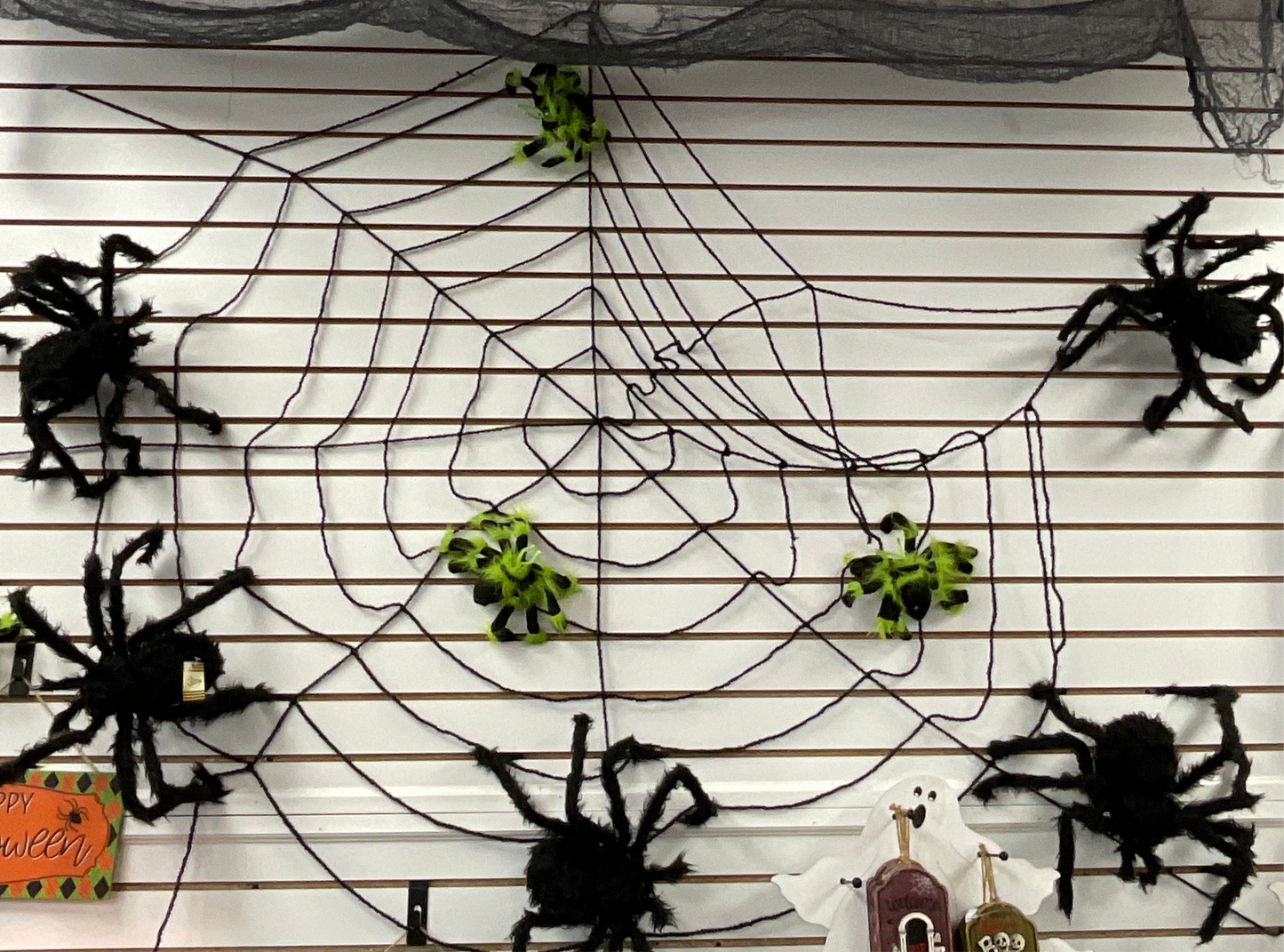 Halloween Black Spider Web