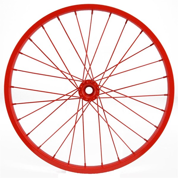 16.5" Decorative Bicycle Rim: Red