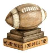 I Can Do All Things Football Brown