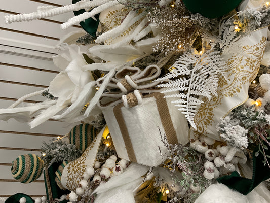 Knit Gift Box White 7"