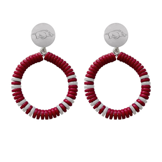 Arkansas Razorback Raya Earrings