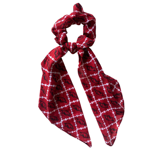 Arkansas Razorbacks Brynn Cape Cod Scarf Scrunchie