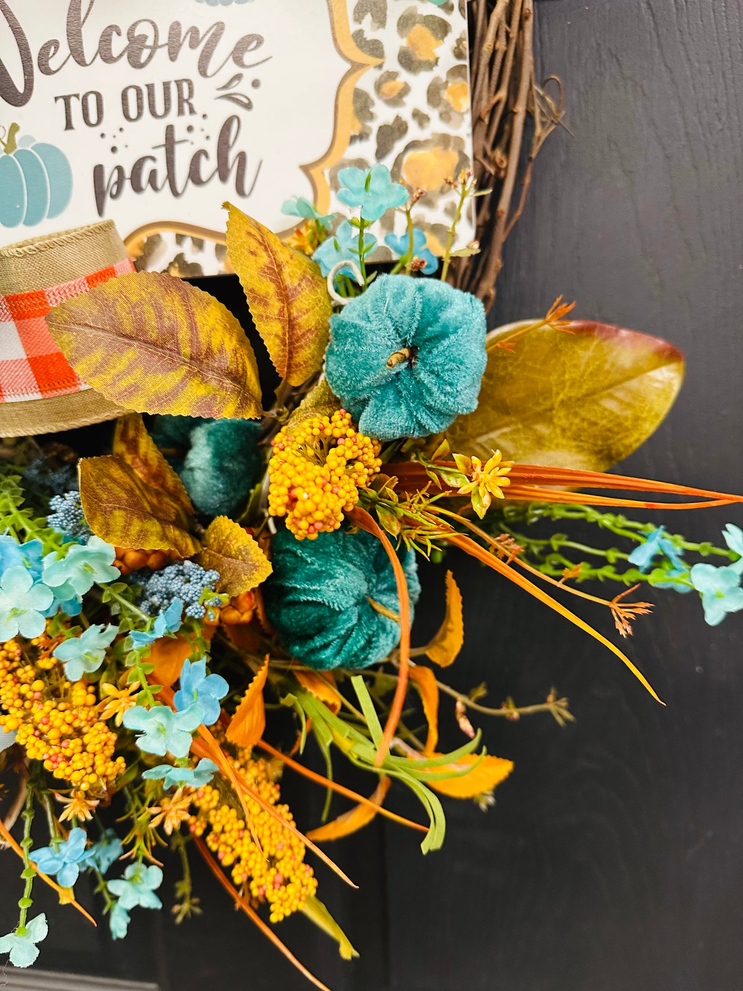 Welcome To our Patch Wreath