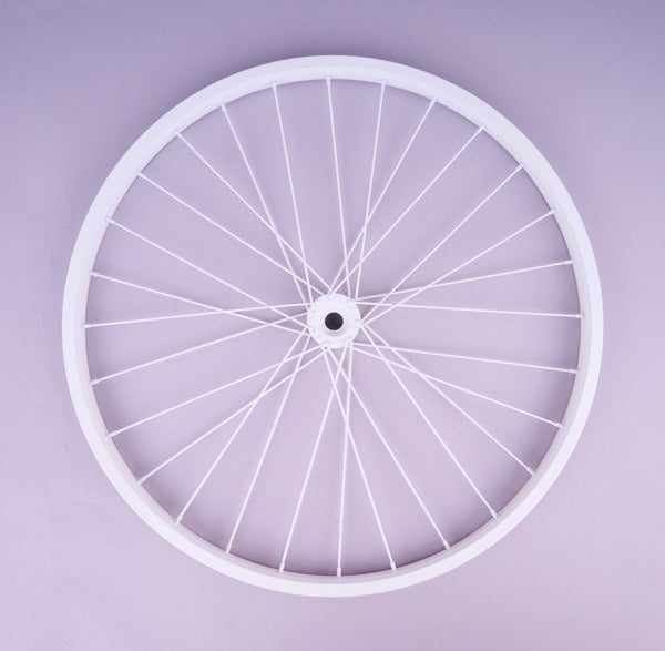 20" Decorative Bicycle Rim: White