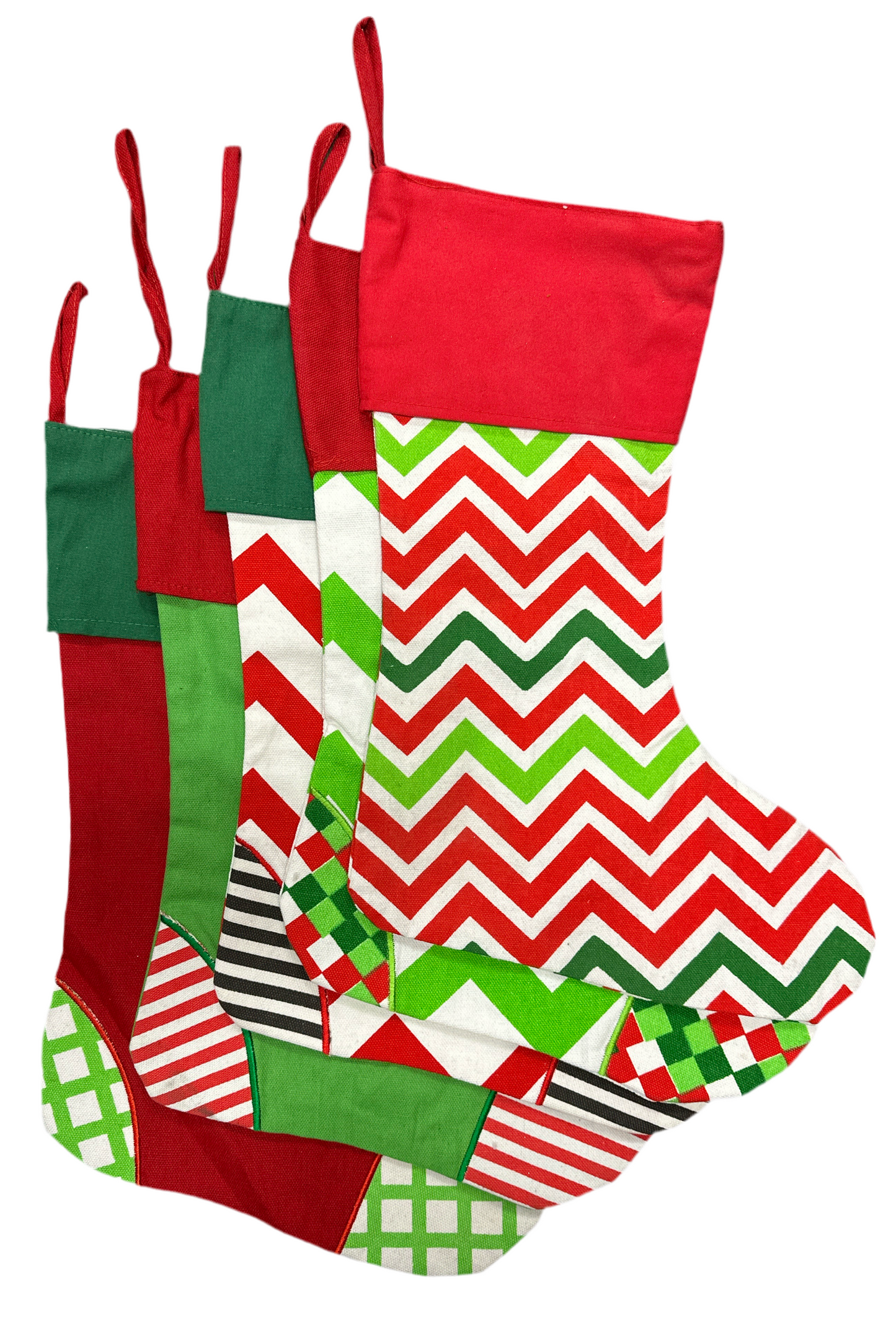Whimsy Canvas Stocking Set