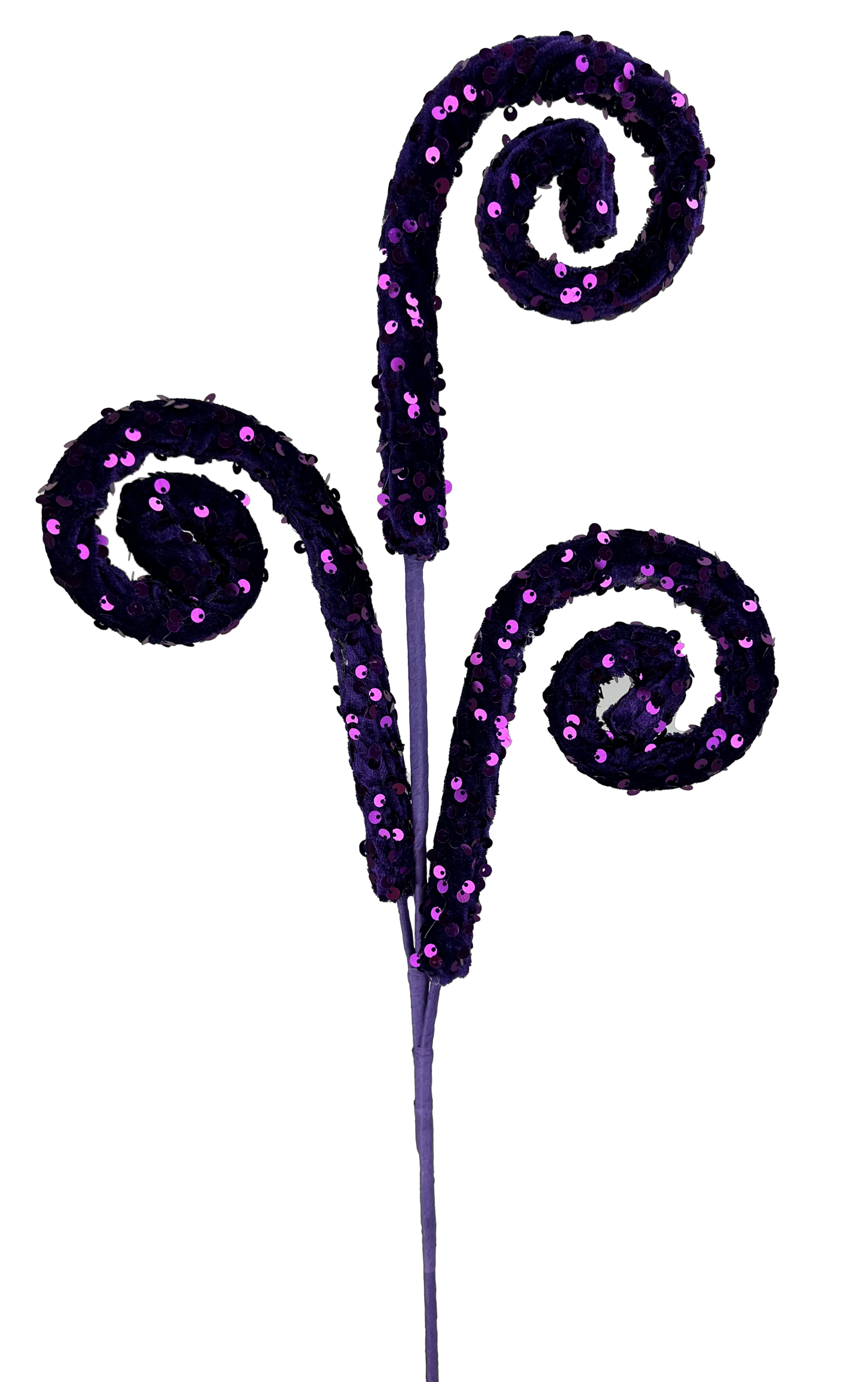 28" Sequin Curly Sprays