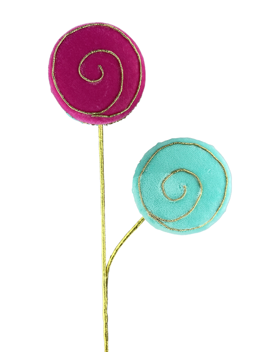 16" Macaroon Pick: Pink & Blue