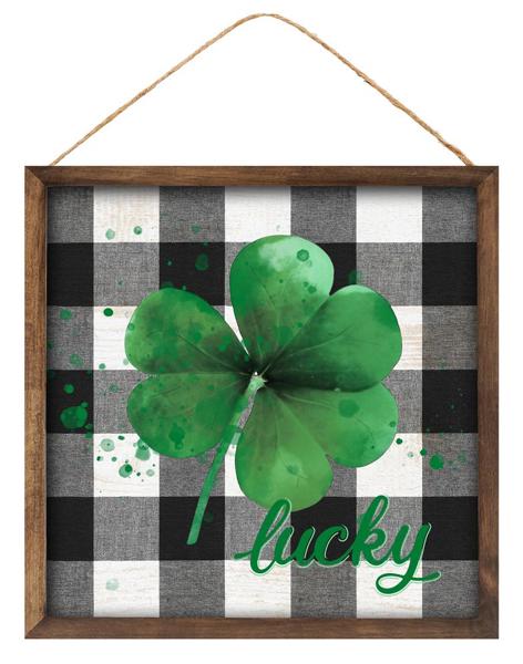 10" Lucky Shamrock Sign