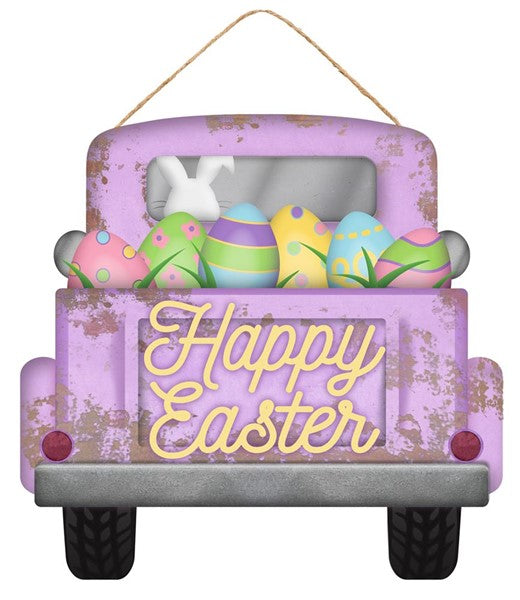 12" Happy Easter Truck Sign
