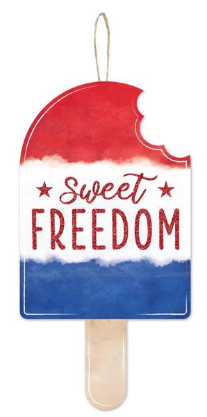 13.5" x 7" Sweet Freedom Popsicle Sign