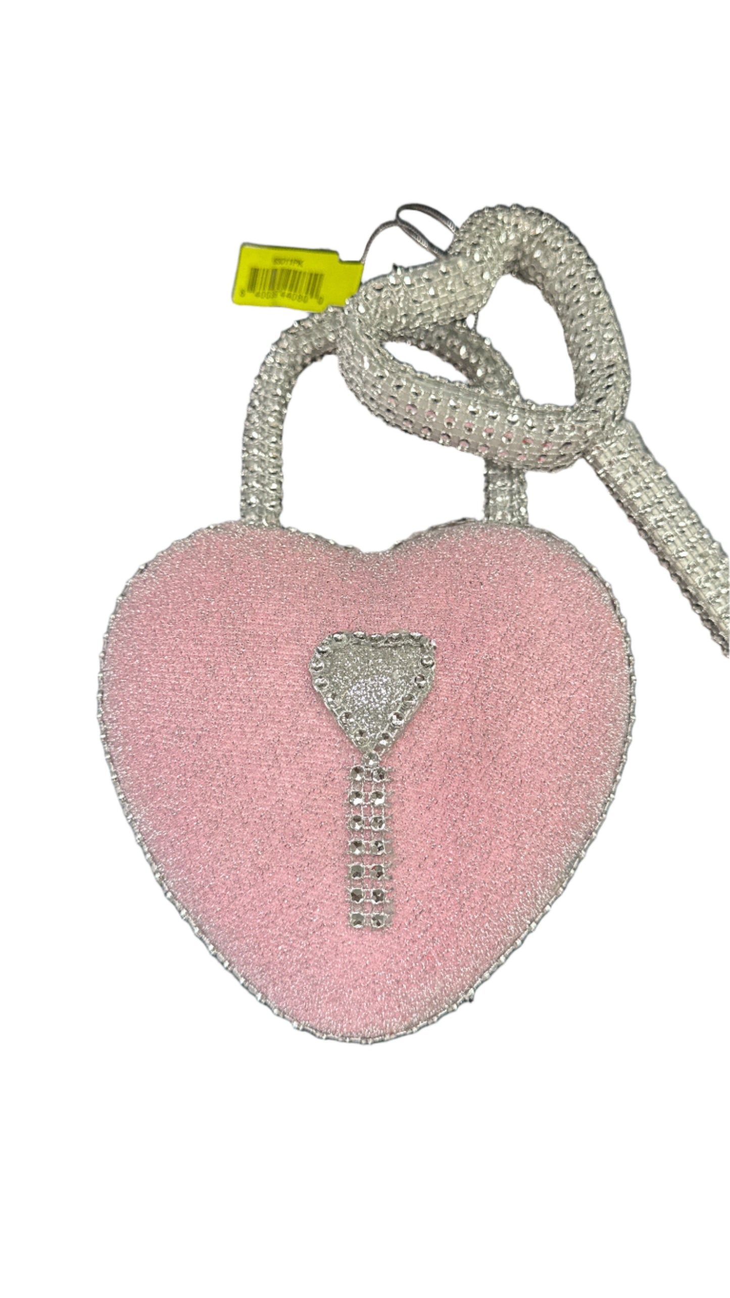 9.5" Bling Heart Lock N Key