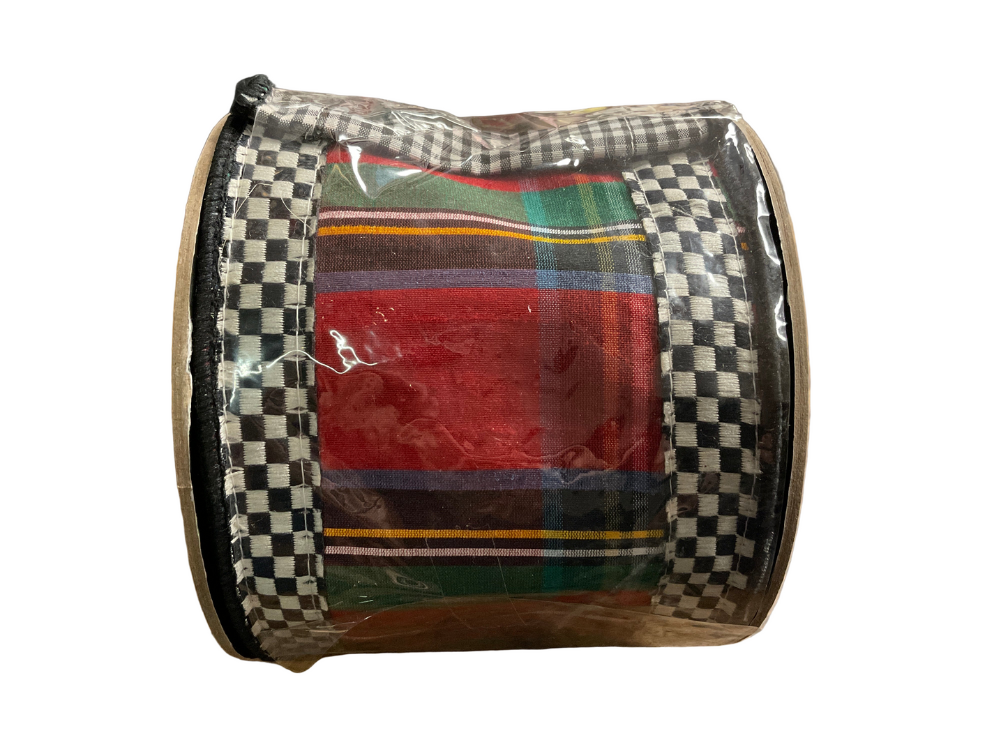 4” Farrisilk Plaid and Check Ribbon - 10 Yards