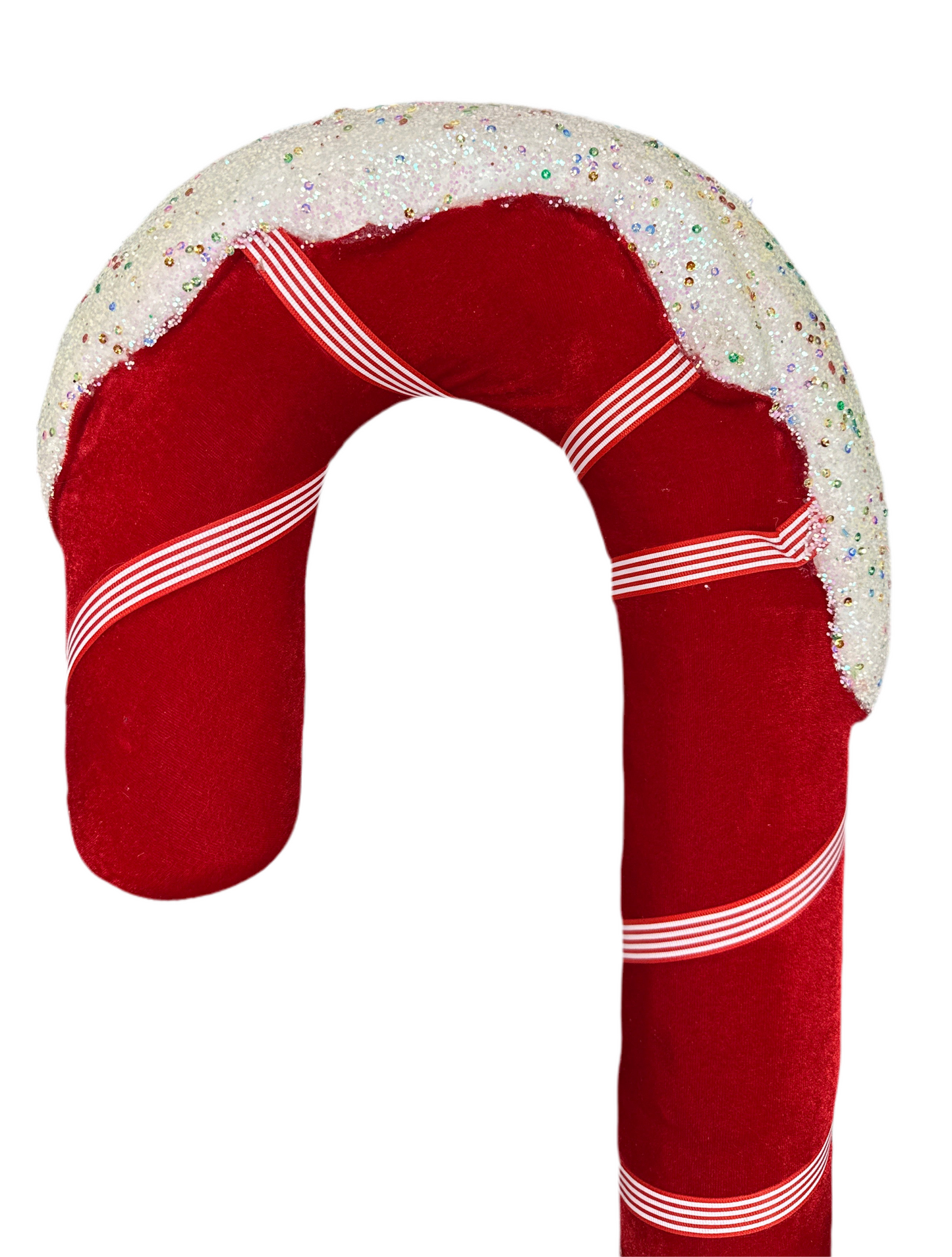31" Candy Cane W/ Snow