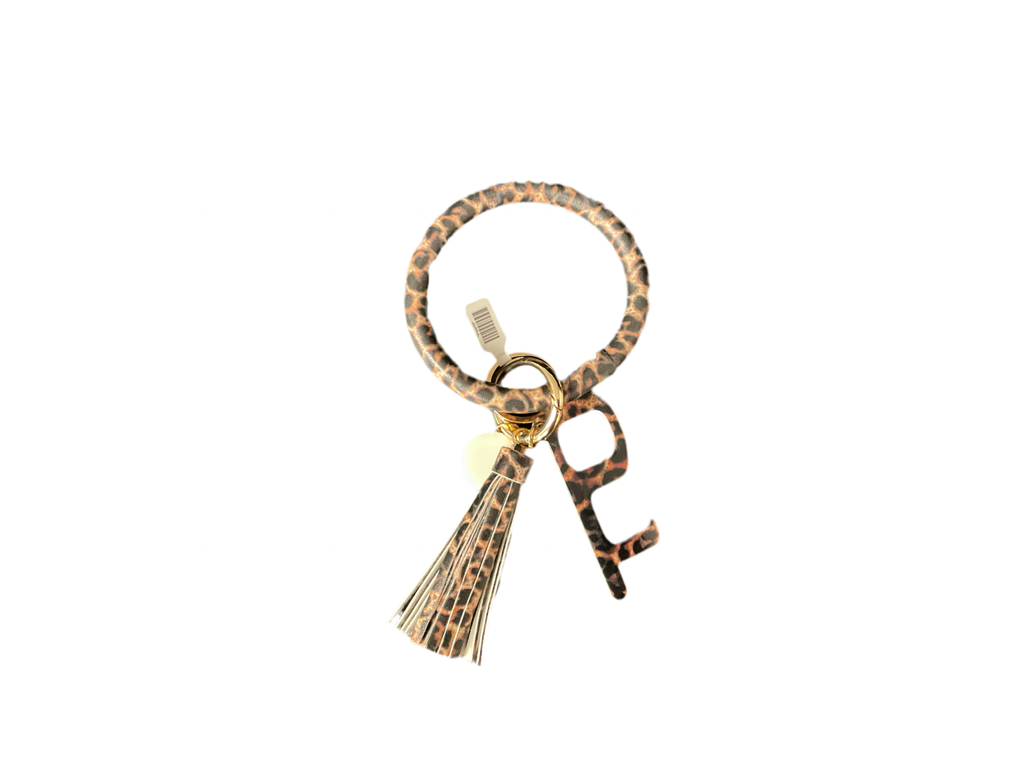 Bangle Bracelet Keyring w/ Tassel & Self Defense Tool