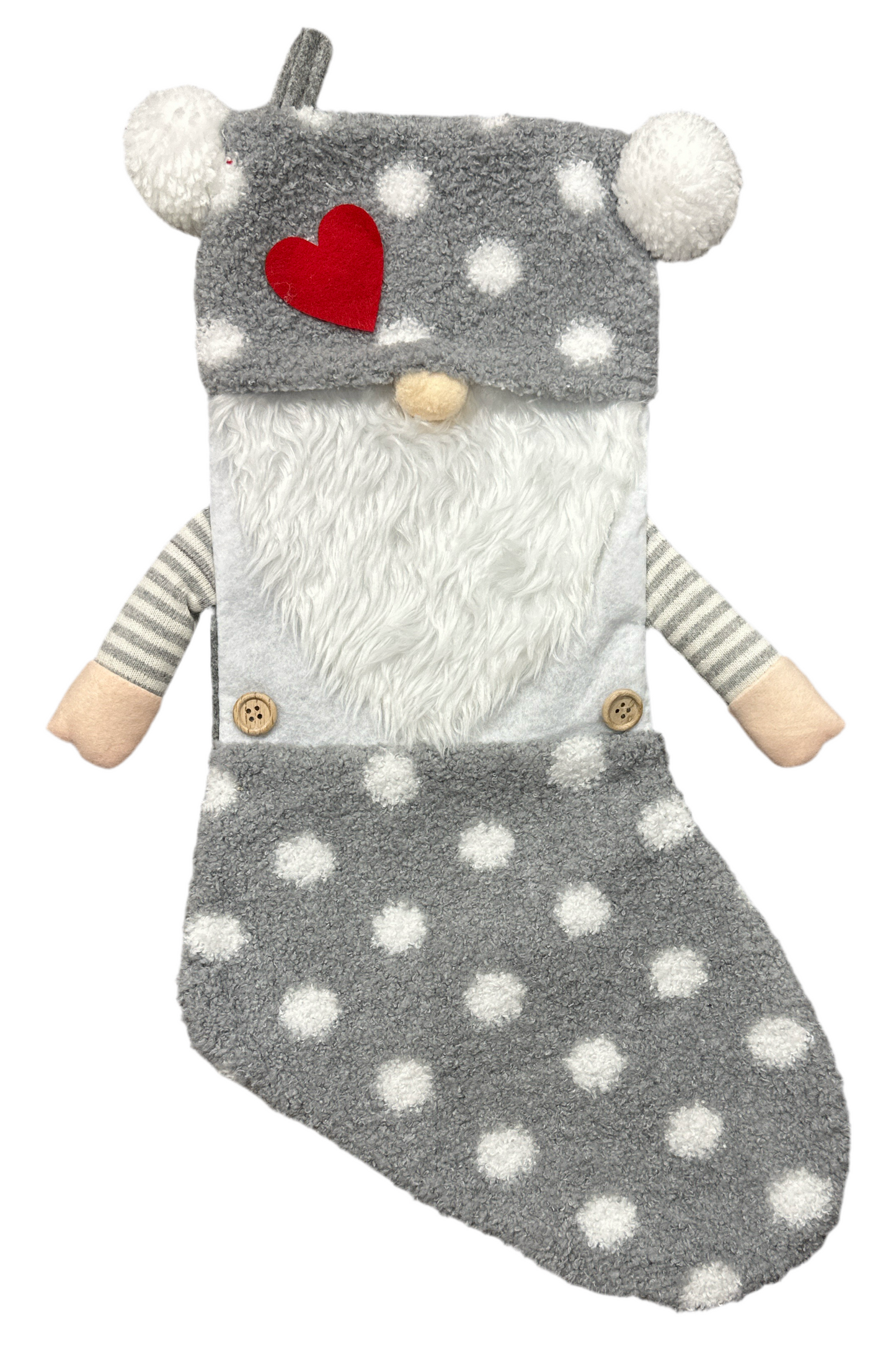 Gnome Stocking w/ Heart