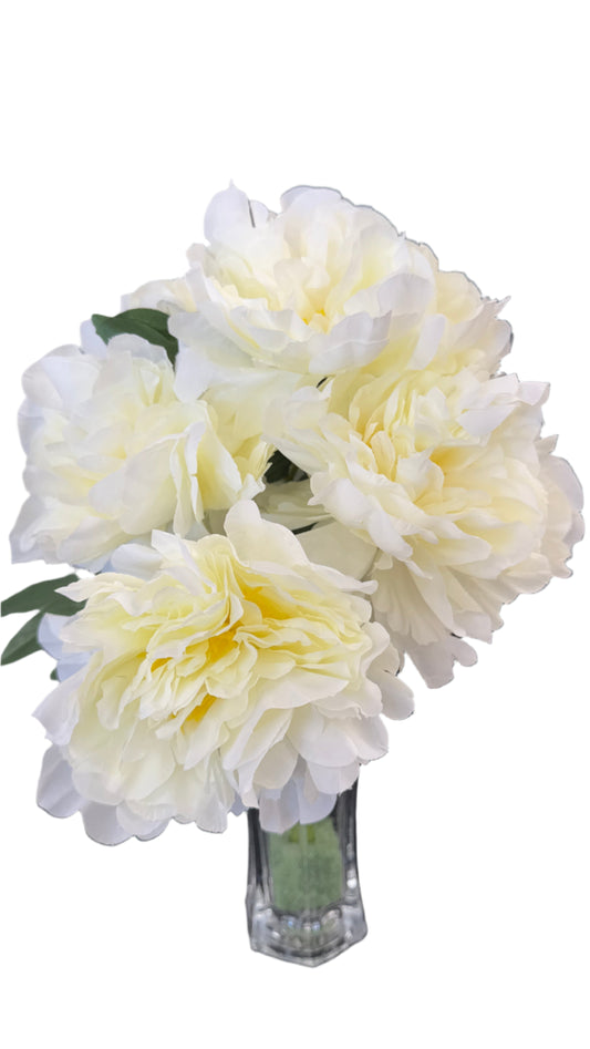 5 Head Peony Bunch