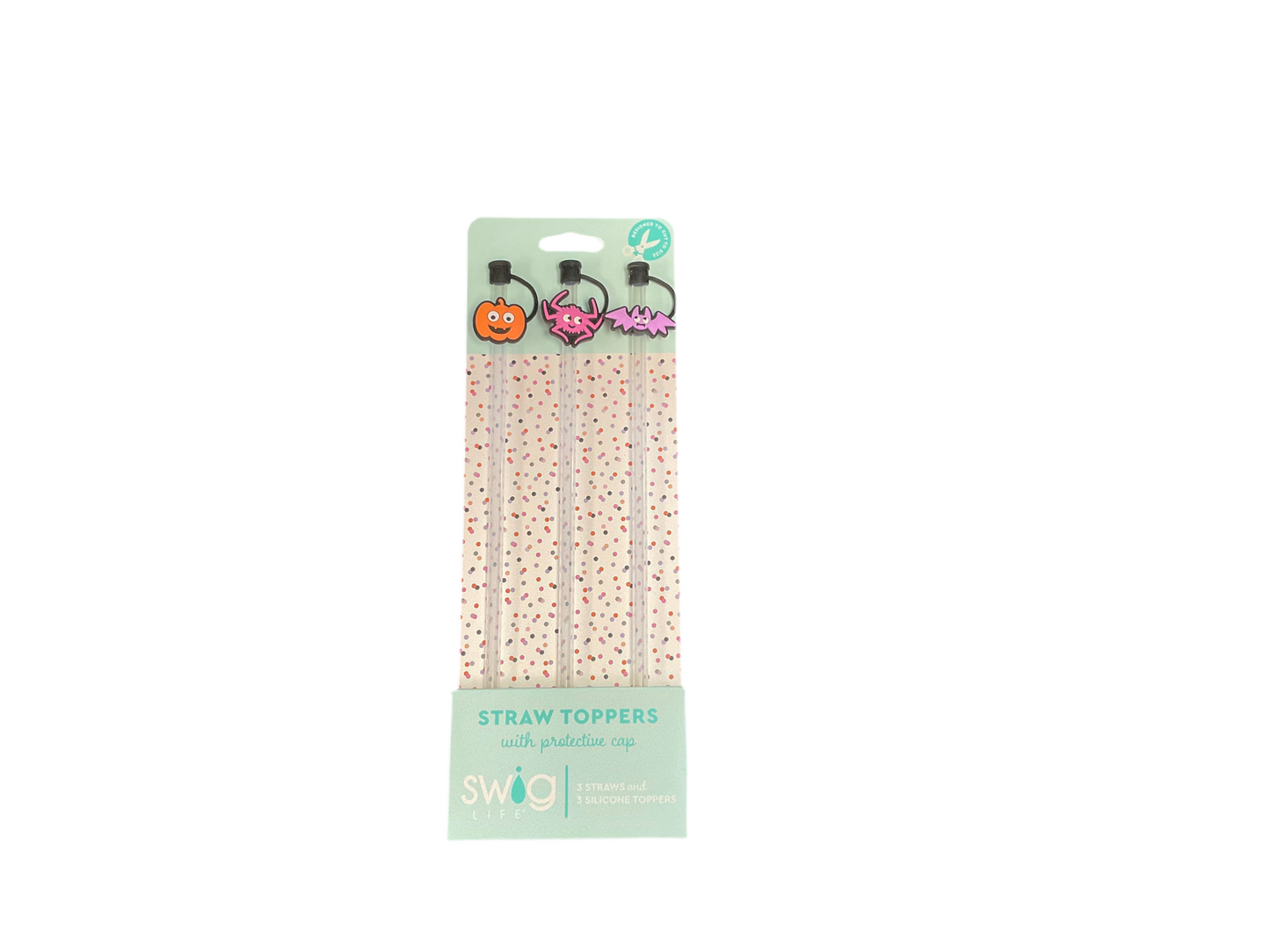 Swig Life Straw Topper Set - Sweet and Spooky