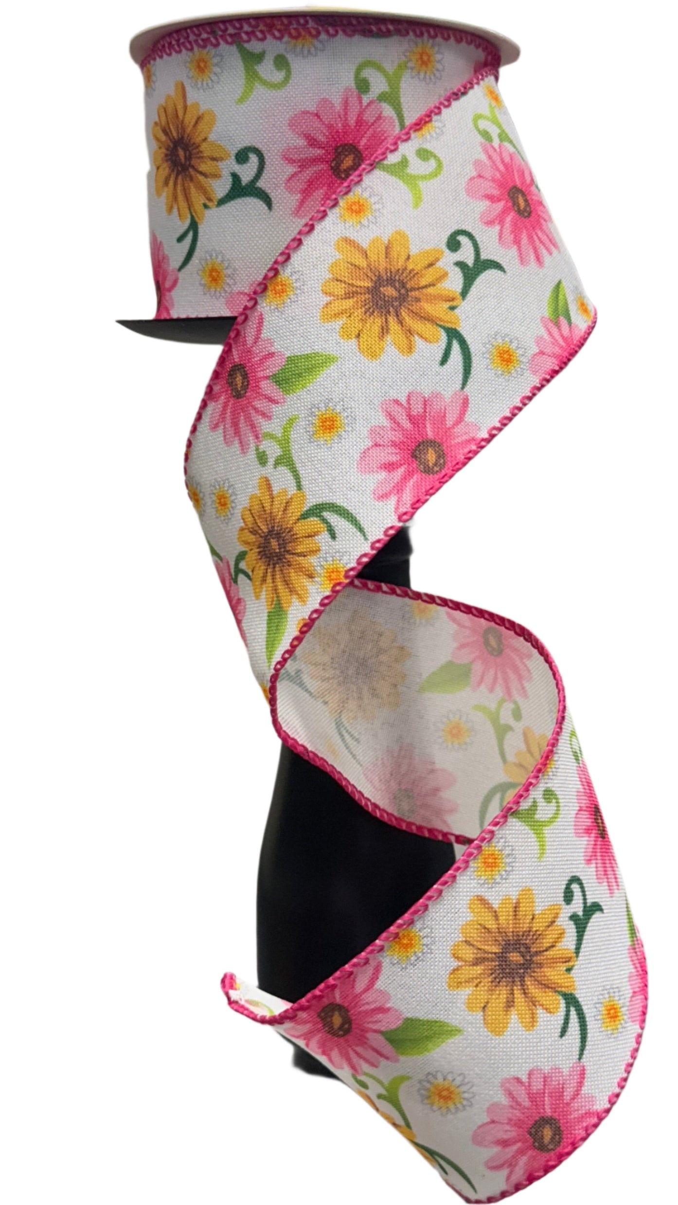2.5" Floral Themed Ribbon (10 Yards)