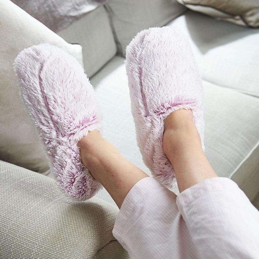 Warmies Slippers: Marshmallow Lavender