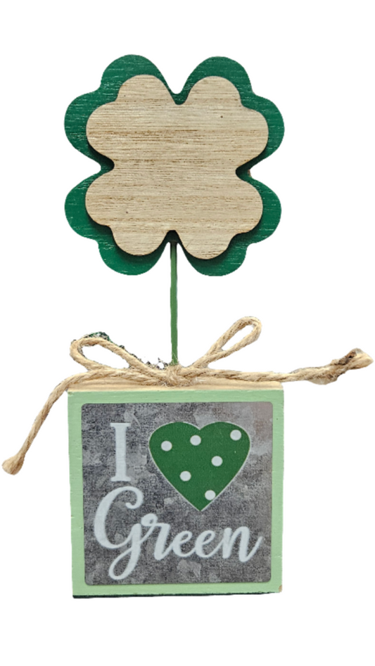 8" Lucky Shamrock Tabletop: Assortment