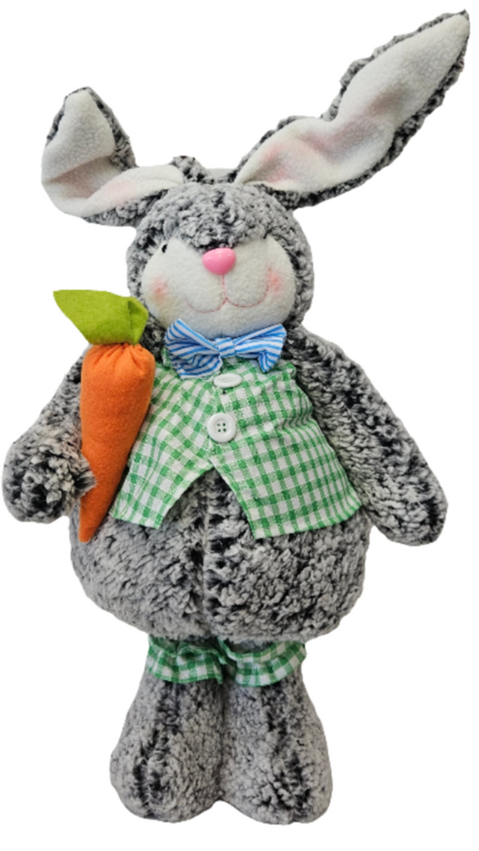 27" Grey Bunny Stretch Leg Stander