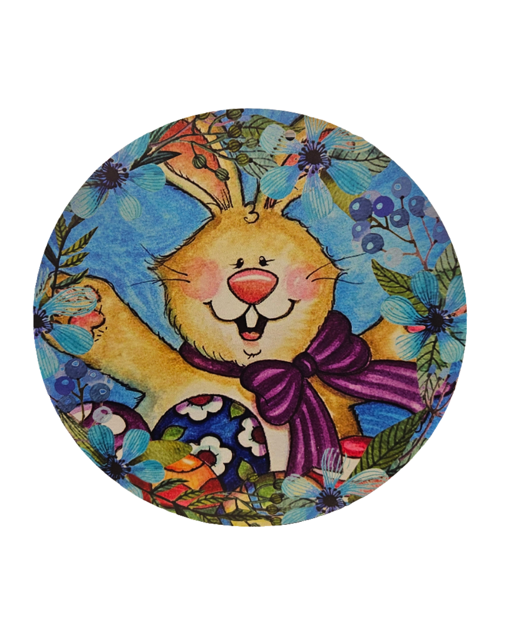 12" Easter Circle Hanging Sign