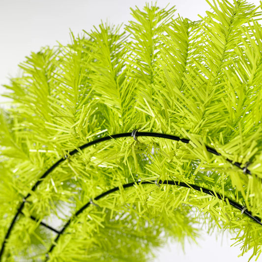 24"DIA Pine Wreath Lime Green