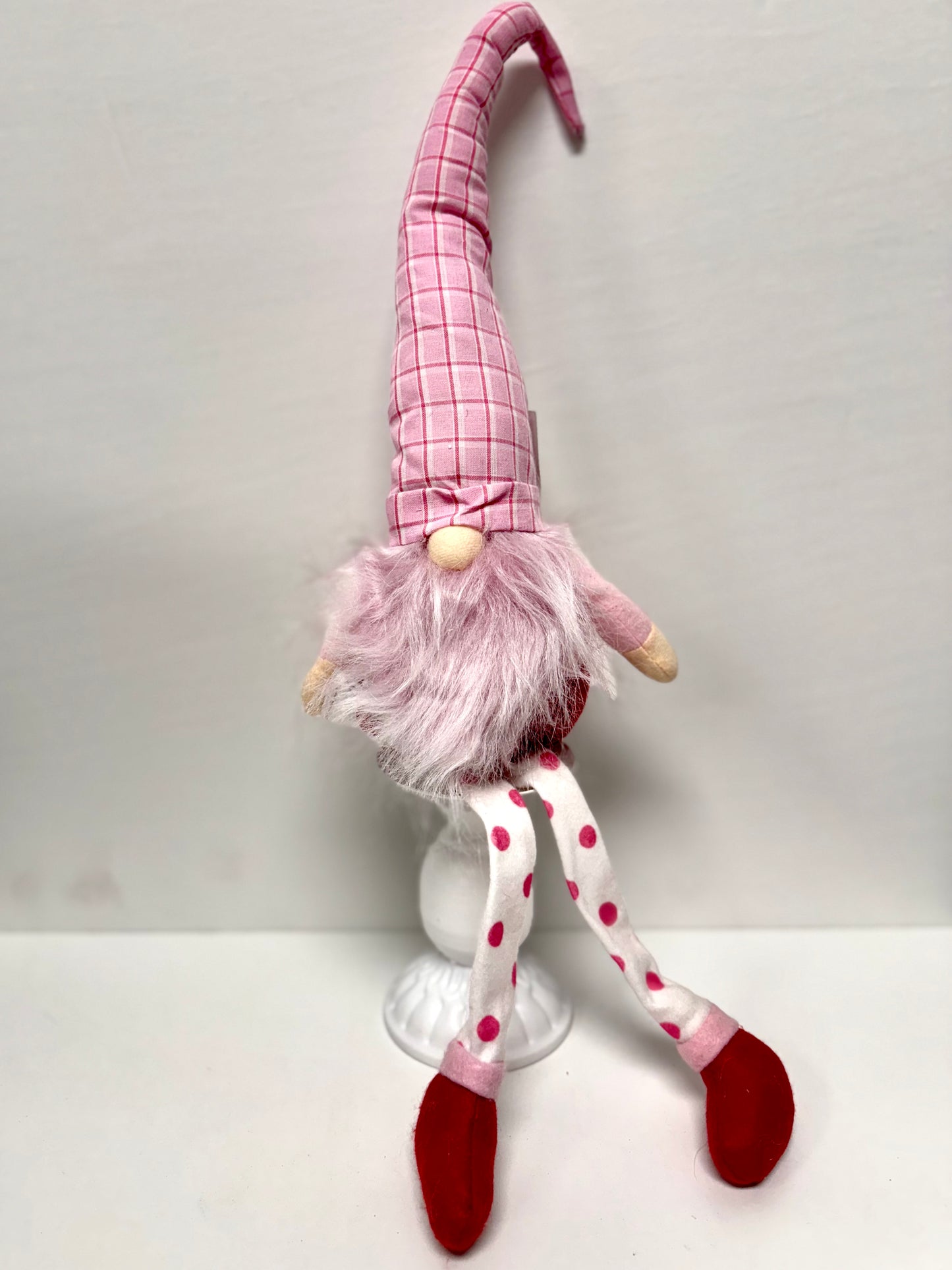 17.5"Hx4"L Sitting Valentine Gnomes - Assortment