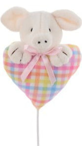 4.5"H Pig On Heart Pick