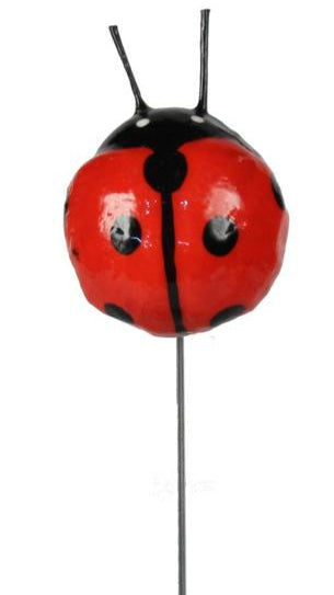 30mm Ladybug w/ Wire Set Of 12
