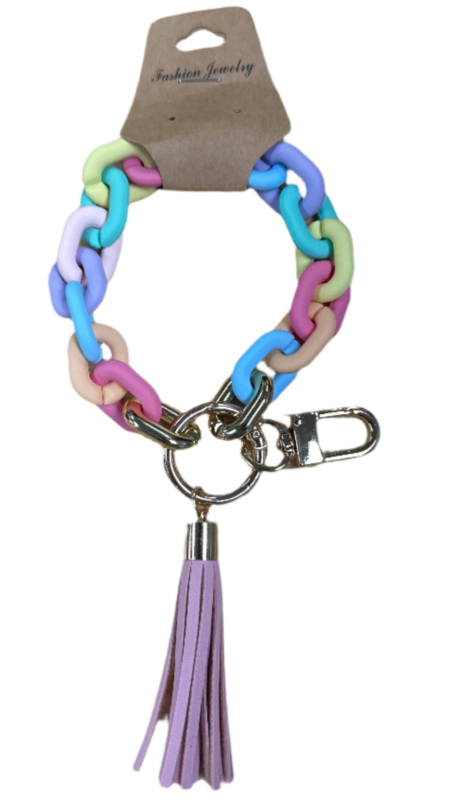 Link Keyring w/Tassel