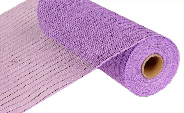 10" Metallic Mesh: Lavender (10 Yards)