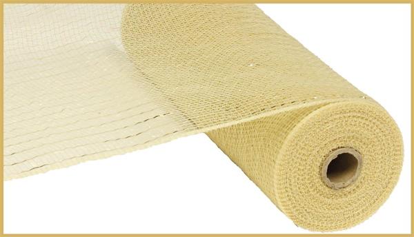 10" Metallic Mesh: Champagne (10 Yards)