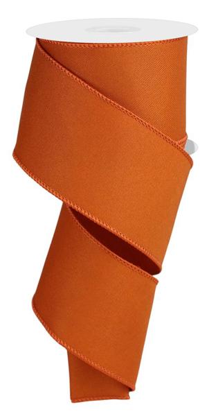 Diagonal Weave Fabric Ribbon: Autumn (10 Yards)