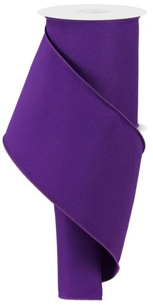 Diagonal Weave Fabric Ribbon: Purple (10 Yards)
