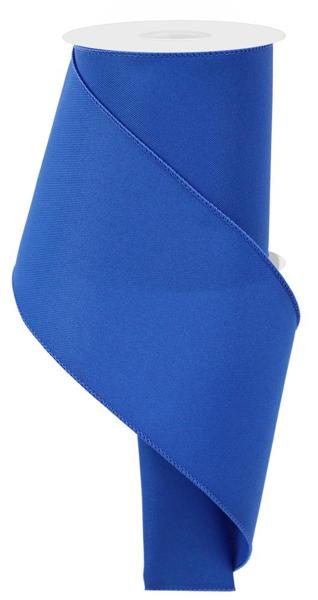 Diagonal Weave Fabric Ribbon: Royal Blue (10 Yards)
