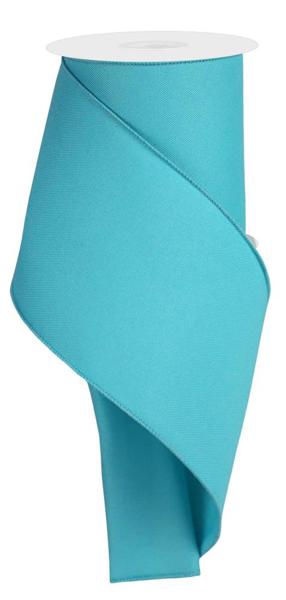 Diagonal Weave Fabric Ribbon: Turquoise (10 Yards)