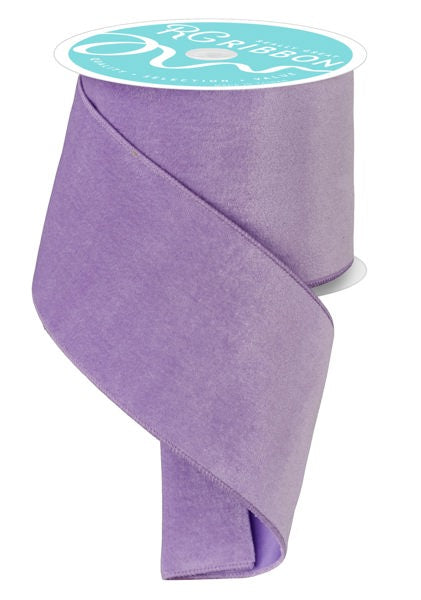 Deluxe Velvet/Satin Backing Ribbon: Lavender (10 Yards)