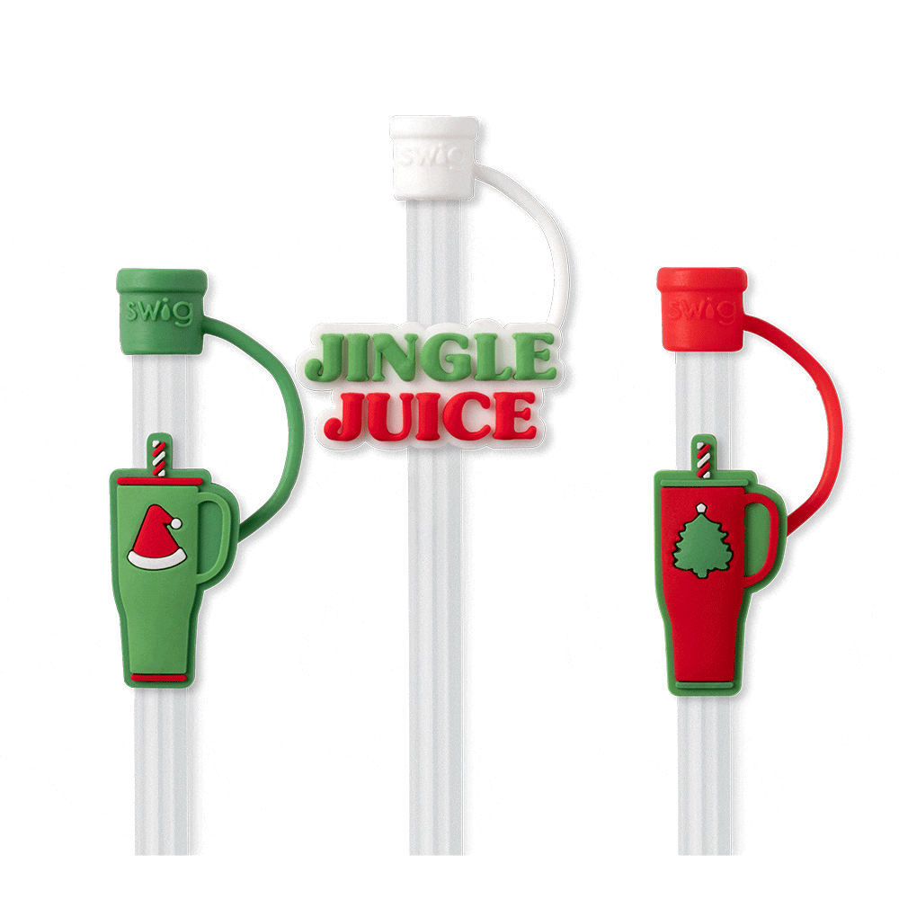 Swig Life Mega Mug Christmas Straw Topper Set
