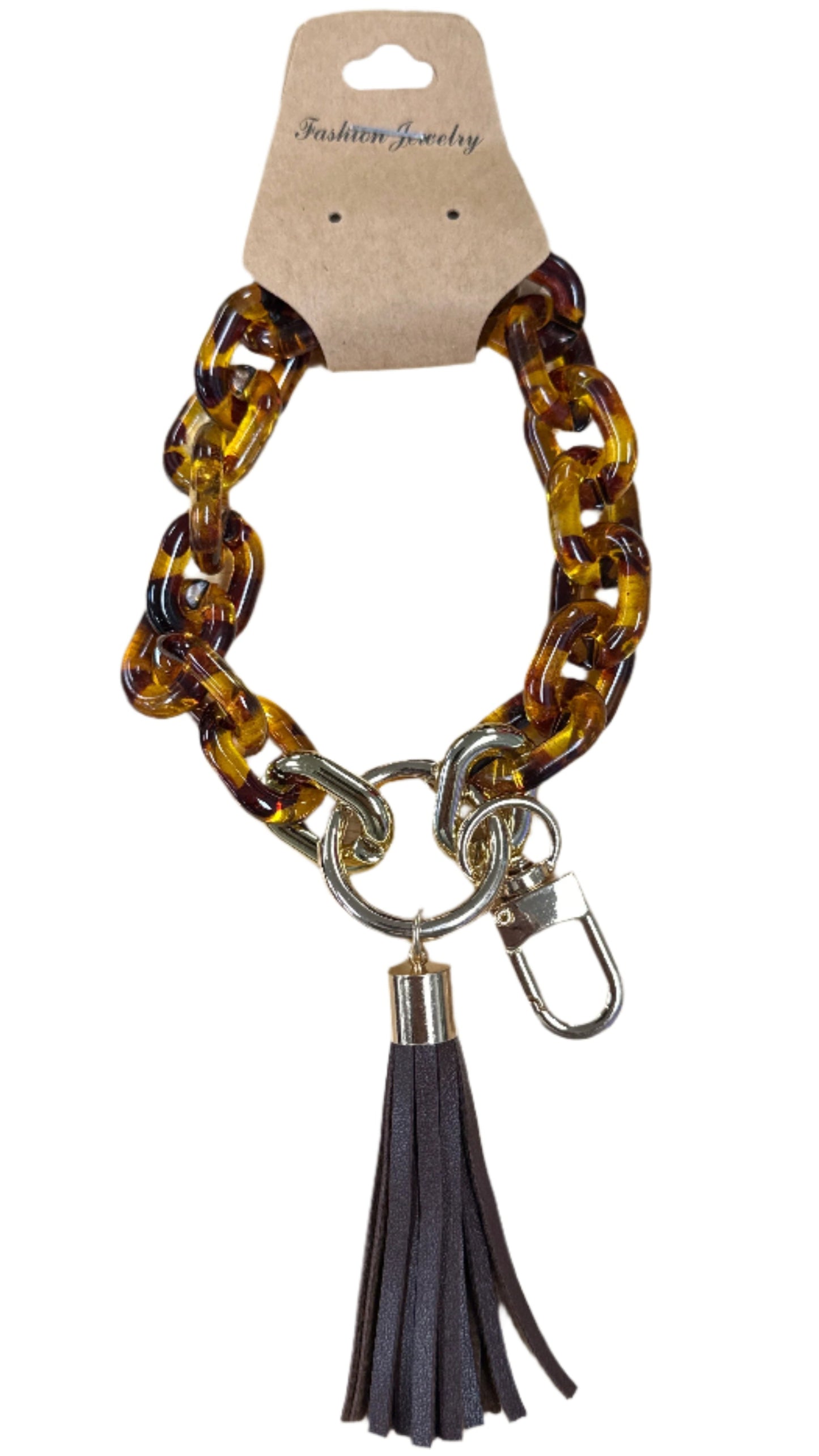 Link Keyring w/Tassel
