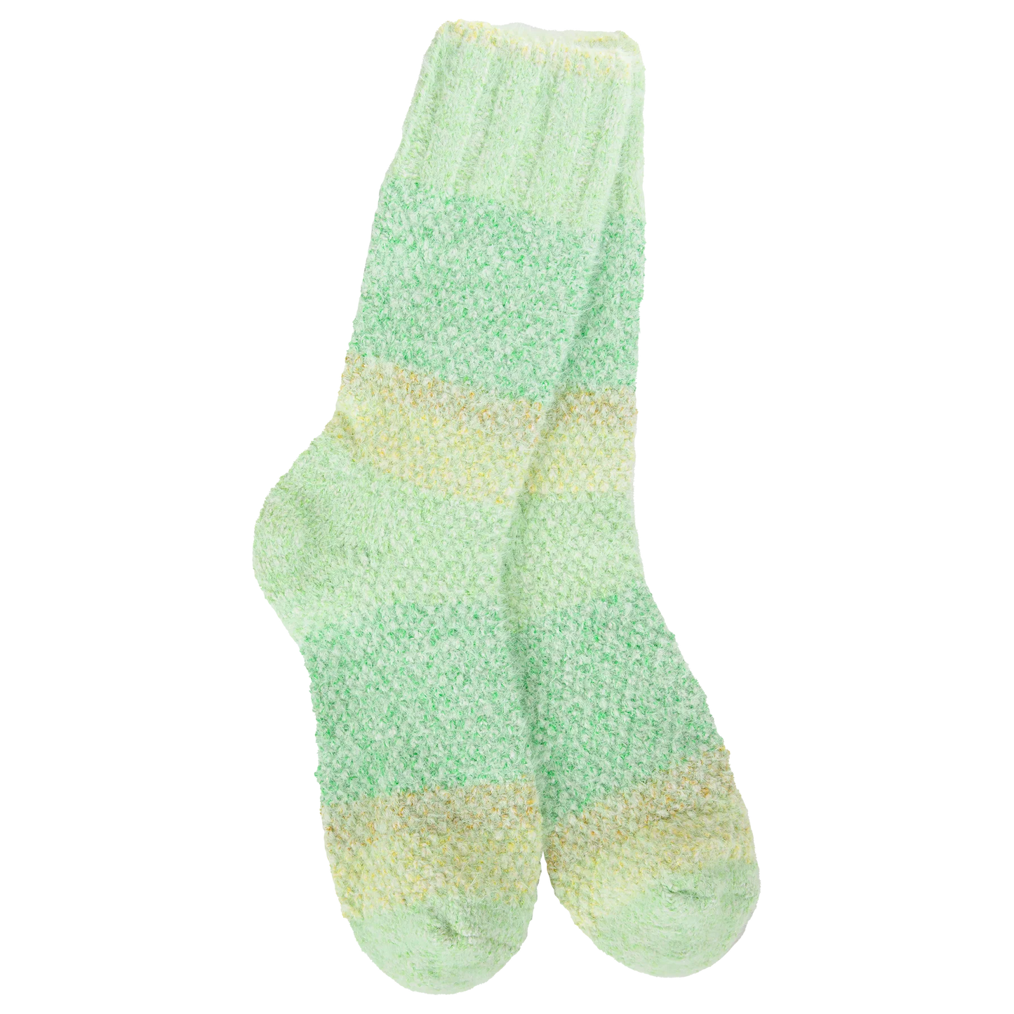 World's Softest Socks Crew Lemon Lime-373