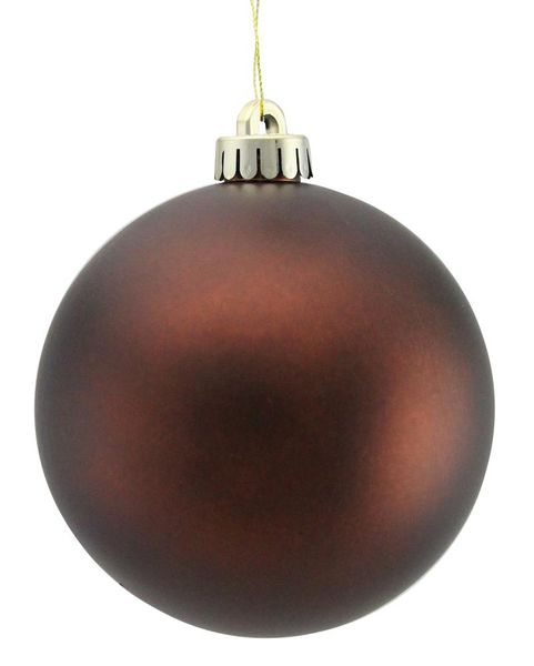 5" (120mm) V.P. Smooth Ball Matte Chocolate Brown